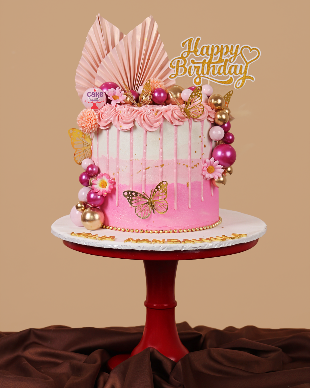 Pink Fan Drip Delight
