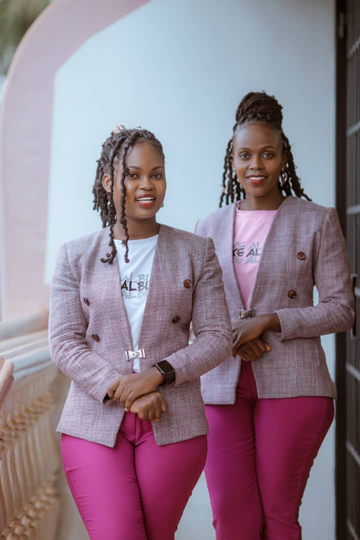 Nana Moureen (CEO) and Virginia (CFO), co-founders of Cake Album Uganda